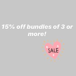 Welcome to my closet! Bundle your likes & save!